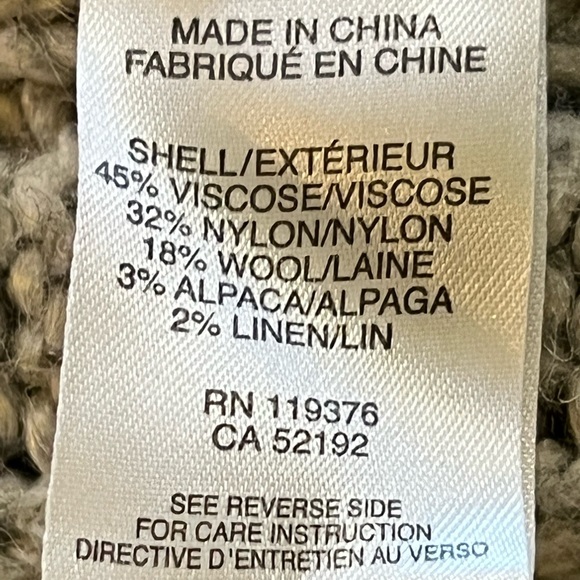 Helmut Lang Viscose, Wool, Alpaca, Linen, Crocheted  Sweater Not Scratchy! - Picture 11 of 14
